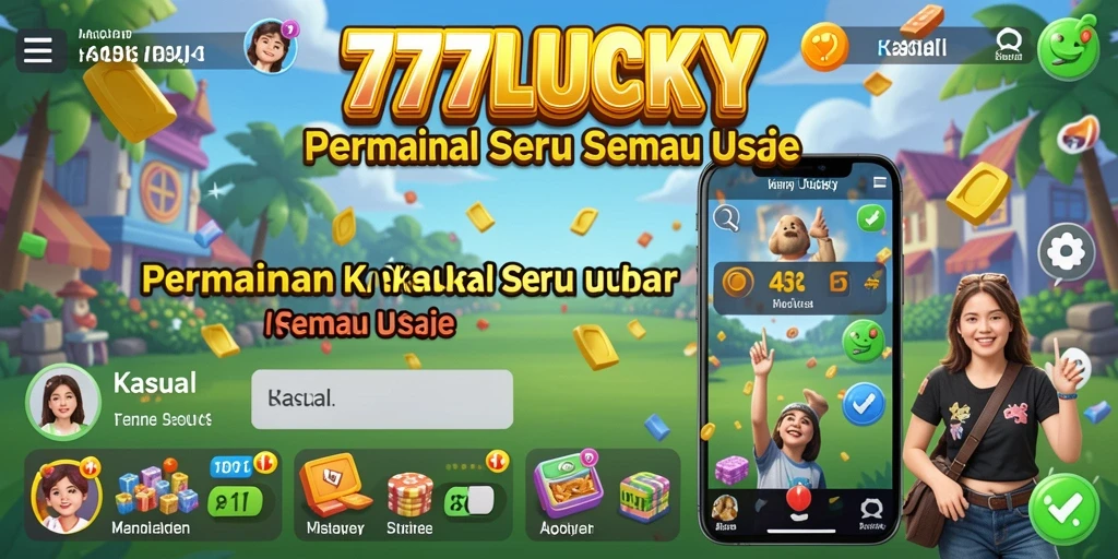 Antarmuka menarik dan mudah digunakan di 777LUCKY.