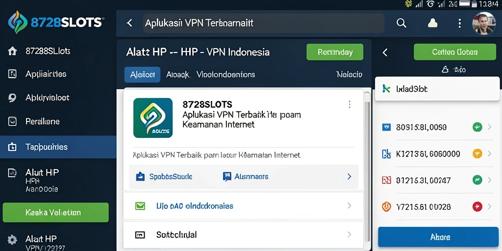 Tampilan antarmuka 8728SLOTS yang sederhana dan intuitif.