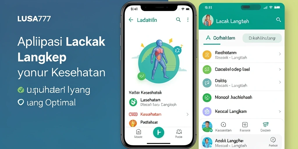 Tampilan antarmuka LUSA777 dengan fitur Lacak Langkah yang intuitif.