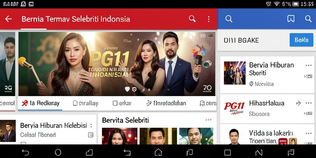 Tampilan antarmuka PG11 yang menarik dan informatif.
